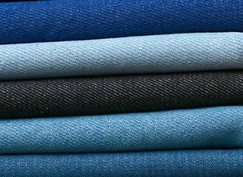 تصویر 2 از پارچه جین سنگ شور با بافت مقاوم